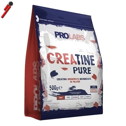 PROLABS Creatine Pure Creatina Monoidrato Integratore Alimentare in Polvere - 500g