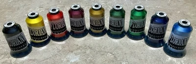 Floriani Embroidery Thread - Lot of 9 Spools - Mixed Colors-NEW Sealed - Image 1 of 3