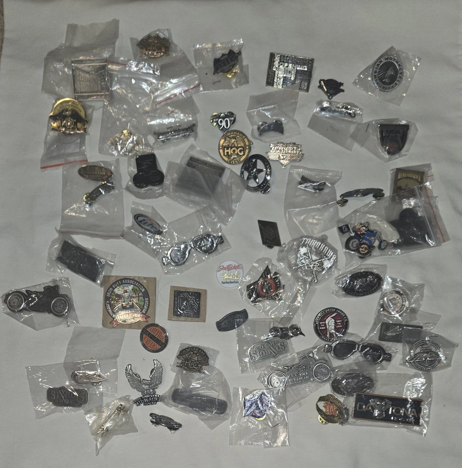 Lote de 50+ prendedores para miembros Harley-Davidson Museum HOG nuevos Foto 1 de 1