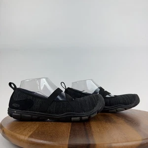 Zapatos planos Mary Jane Keen Hush negros tejidos al aire libre para caminar talla 8,5 M para mujer usados en excelente estado - Imagen 1 de 8