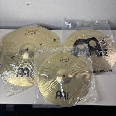 MEINL HCS Juego de Platillos de Arranque 14” 16” 20” HECHO EN ALEMANIA Nuevo Foto 1 de 4