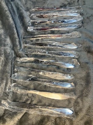 Cuchillo de cena Alessi para Delta Airlines 7-1/8" lote de 12 Foto 1 de 4