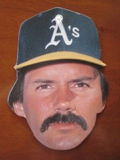 Dennis Eckersley Oakland Athletics Topps 1990 Heads Up Baseball Stars Pin Up 