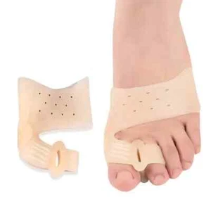 2x Silikon-Zehenspreizer Hammerzehenpolster Premium Krallenzehen Hallux Valgus - Bild 1 von 4