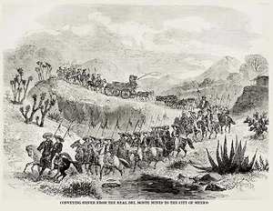 MEXIKO SILBERBERGBAU, REAL DEL MONTE MINEN, GROSSER ROSARIO-ERZGANG, FÖRDERSILBER - Bild 1 von 1