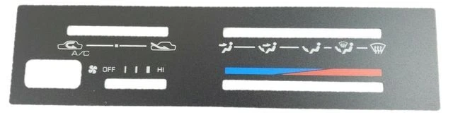 Genuine Toyota Corolla AE86 4AC DX GTS SR5 Climate Control HVAC Face Plate Cover - Image 1 of 1