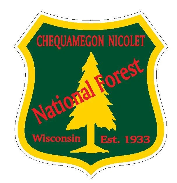 WINTER PARK PRODUCTS Chequamegon Nicolet National Forest Sticker R3211 Wisconsin YOU CHOOSE SIZE