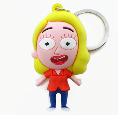 RICK AND MORTY 3D Figura Llavero Serie 1 LLAVERO BETH Clip Colgador Bolsa Ciega Foto 1 de 2