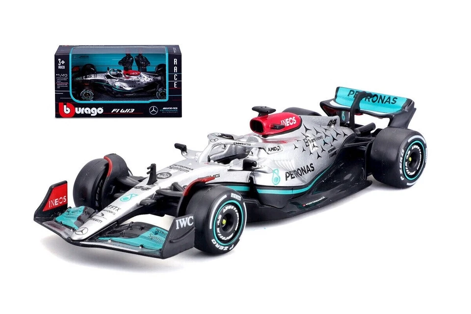 BBurago Burago Mercedes AMG F1 W13 #44 Lewis Hamilton 2022 1/43 18-38065#44