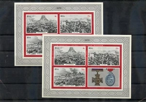 SOUTH AFRICA Sc 521a,563a(MI BLK 7,13)**VF NH 1979-82 ZULU, MARINES, 7 EACH $84 - Foto 1 di 2