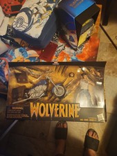 2018 Hasbro Marvel Ultimate Legends Logan Wolverine Action Figure w Motorcycle