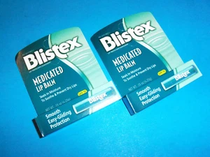 BLISTEX MEDICATED LIP BALM 15 SPF 2 PACK FREE SHIPPING  - Picture 1 of 1
