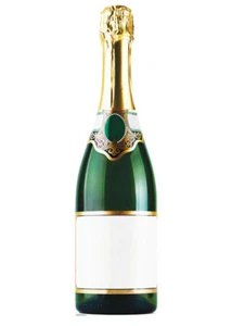 Celebration Bubbly Bottle Wedding Large Life Sized Card Cut Out Party Prop 188cm - Picture 1 of 3