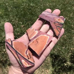 Mookit Jaspis Platten Cabochon Material Tumbling Rocks Australian Mookite - Bild 1 von 2