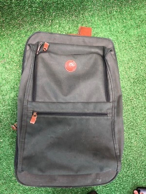 Equipaje de mano rodante Samsonite verde raro cuero marrón 22,5x15x9 envío gratuito Foto 1 de 4