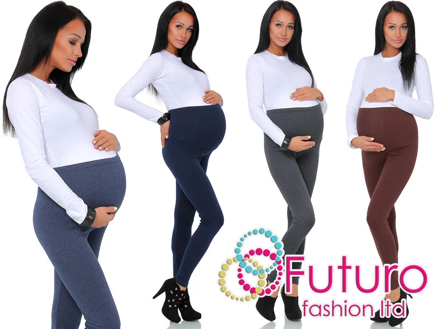 Thick Comfortable Maternity Cotton Leggings Full Ankle Length PREGNANCY  - Image 1 of 1