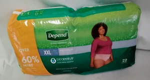 Ropa interior para mujer Depend Incontinence 22 unidades talla: XXL - ENVÍO DISCRETO - Imagen 1 de 4