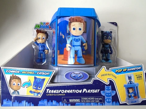 Just Play PJ Masks Transforming Playset Catboy & Connor Cover