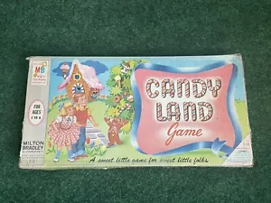 Vintage 1955 1962 Candy Land Brettspiel Milton Bradley vollständig - Bild 1 von 10