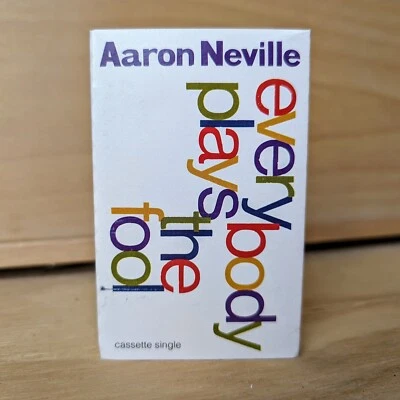 AARON NEVILLE Everybody Plays the Fool Cassette Single 1991 A&M Records - Image 1 of 4