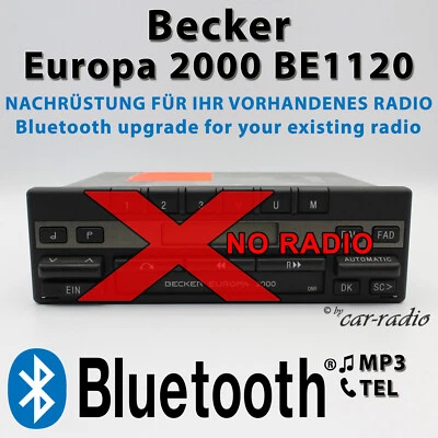 Bluetooth Nachrüstung Umbau für Becker Europa 2000 BE1120 Radio Modernisierung - Bild 1 von 4