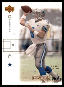 2001 Upper Deck Pros & Prospects #24 Troy Aikman Dallas Cowboys - Picture 1 of 2