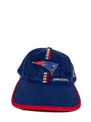 Sombrero con tirantes atlético de los New England Patriots con logotipo de los 90 de colección NFL Pro Line azul Foto 1 de 4