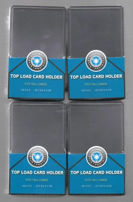 COLLECT SAVE PROTECT (CSP) 100 TALL TOP LOADS 3x5 TOPLOADERS PLUS 100 TALL SOFT SLEEVES FREE SHIPPING