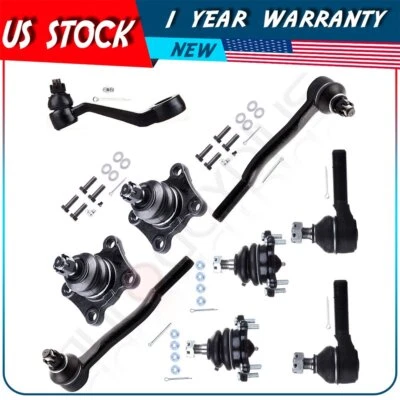 For 11986-1989 Toyota Pickup 9Pcs Ball Joints Steering Pitman Arm Tie Rod End - Image 1 of 4
