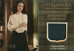 Outlander Season 3, Exclusive Caitriona Balfe ‘Claire Randell’ CE3 Wardrobe Card - Picture 1 of 3