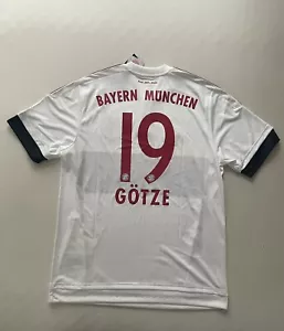 ADIDAS FC Bayern München GÖTZE Trikot Gr. L AWAY 2015 NEU & Ungetragen - Bild 1 von 11