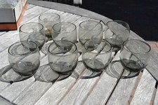 Lot 9 Los Angeles Rams Nfl Vintage Smoke Drinking Tumbler Glasses !