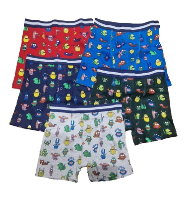 Boys Boxers Pants Ex Boden Monster Print Cotton NEW 2-12yrs - Image 1 of 4
