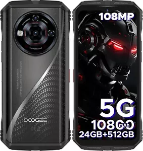 DOOGEE S118 PRO Rugged Smartphone 5G, 24GB+512GB 6.6'' FHD+ 120Hz IPS, 10800mAh - Picture 1 of 8