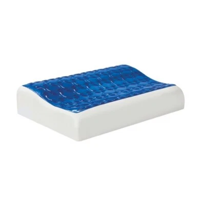 Sealy Cooling Gel Contour Memory Foam Pillow, 20" L x 15" W x 5" H - Image 1 of 4