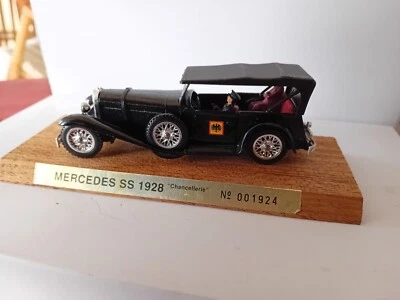 1/43 MERCEDES SS 1928 "Chancellerie " VEREM SOCLE BOIS PERSONNAGES - Photo 1/4