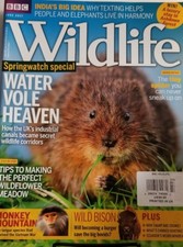 Bbc Wildlife June 2017 Springwatch Special Water Vole Heaven Free Shipping