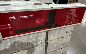 Polk AM6214-A Audio Signa S2 Ultra Slim Sound Bar with Wireless Subwoofer (NEW) - Picture 1 of 3