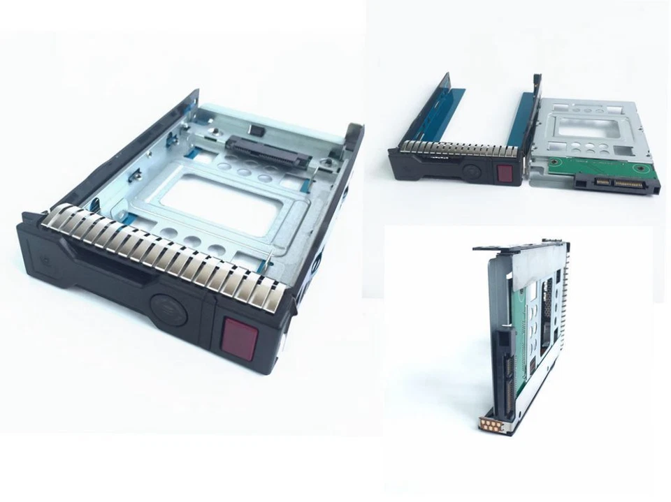 HP 654540-001+651314-001 2.5" SSD TO 3.5" SATA converter hdd bay assy for g8/g9 - Image 1 of 1