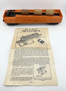 Lionel # 3562-75 Betriebsfasswagen mit Anleitung - Bild 1 von 17