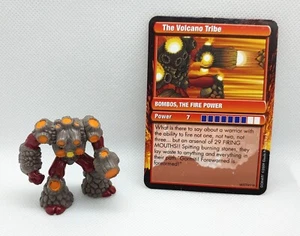 Gormiti Volcano Tribe: Bombos, the Fire Power - 2.5in. Action Figure w/ Card - Picture 1 of 4