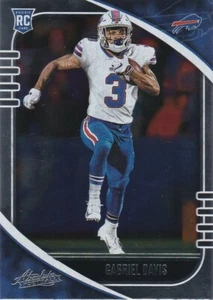 2020 Panini Absolute GABRIEL DAVIS Rookie Card Buffalo Bills RC #136 - Picture 1 of 2