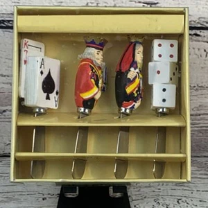 Linens 'n Things Playing Card Gaming Spreaders Set Casino Game Room Bar NEW - Picture 1 of 4