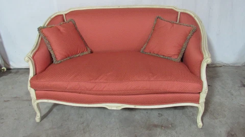 Century Designer Loveseat Chaise French Cover