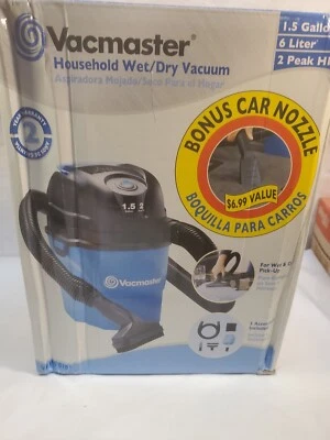 Aspirador de pó úmido/seco Vacmaster 1,5 galão com bico de carro bônus, leve - Imagem 1 de 4