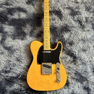 Hybrid II Tele yellow electric guitar Maple Natural Vintage shipping quickly