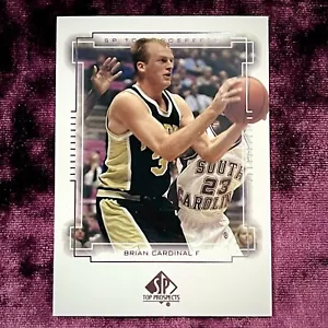 Camiseta deportiva de novato Brian Cardinal 2000 SP Top Prospects RC #35 como nueva Purdue Big Dog UD - Imagen 1 de 2
