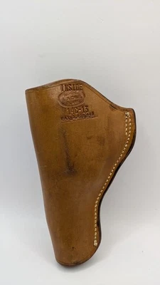 FUNDA DE CUERO MARRÓN VINTAGE BUCHEIMER CLARK - INTERIOR 14C-13 CON CLIP LH Foto 1 de 4