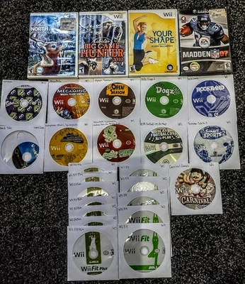 Wii (Nintendo Wii) Game Lot Of 27 Total. All Tested. Game Cube Wii U Lot. Read D - Image 1 of 4