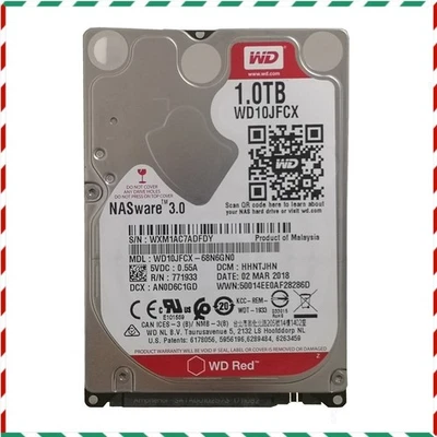 Western Digital 1TB WD10JFCX NAS 5400RPM 16MB SATA 2.5" Laptop HDD Hard Drive - Image 1 of 4